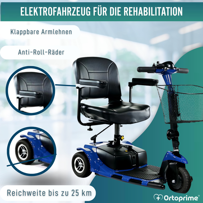 Elektrischer Scooter mit Stand Up-System | 3 Räder
