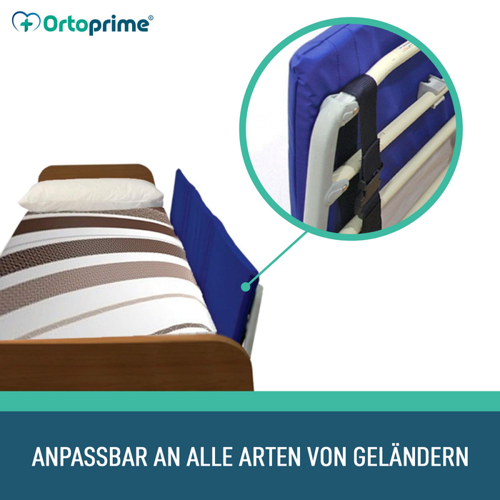 Gepolsterter Bettschutz gegen Stürze