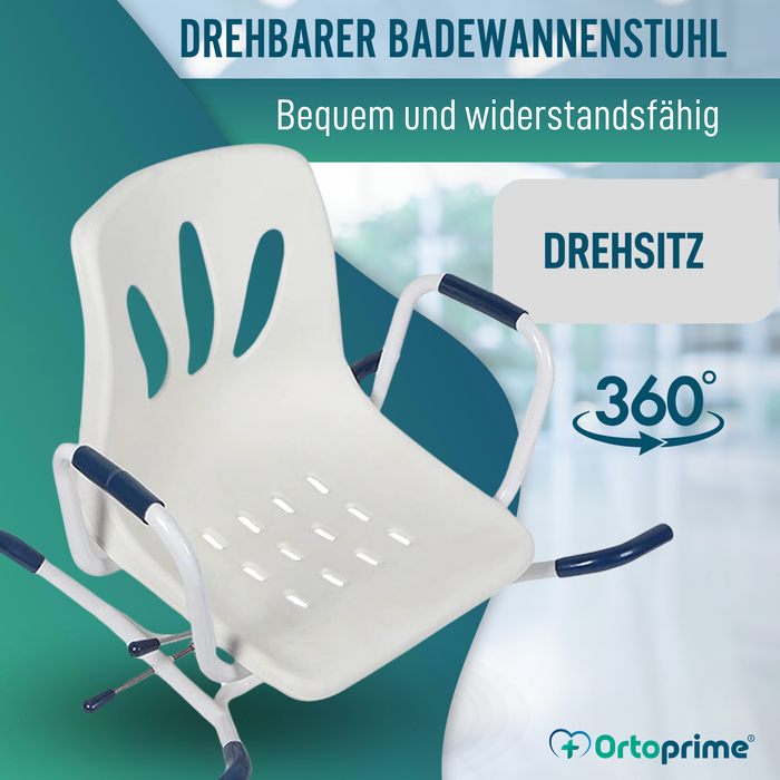 360º Drehbarer Komfort-Badewannensitz