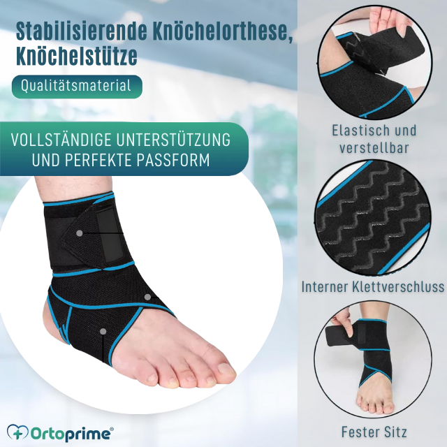 Verstellbare Sportknöchelstütze | Stabilisierung bei Verstauchungen und Tendinitis