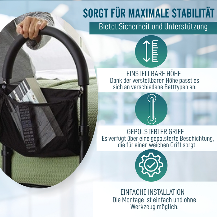 Gepolsterter Bettgriff