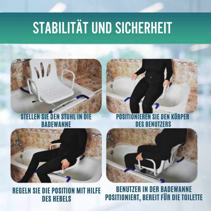 360º Drehbarer Komfort-Badewannensitz