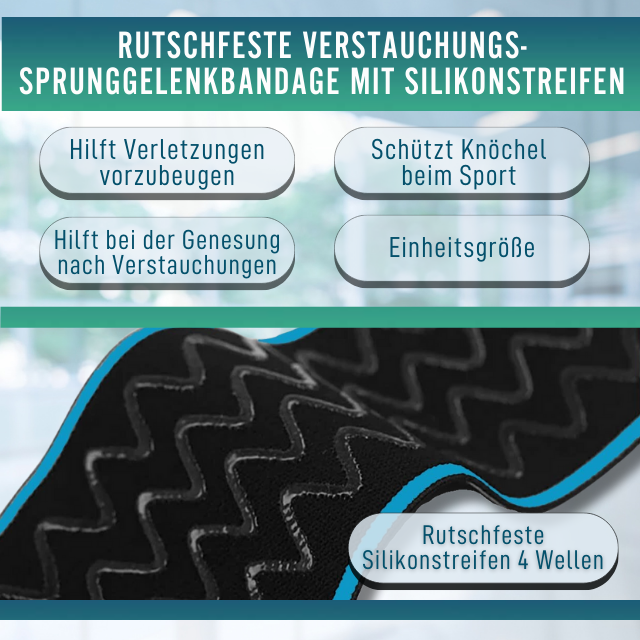 Verstellbare Sportknöchelstütze | Stabilisierung bei Verstauchungen und Tendinitis