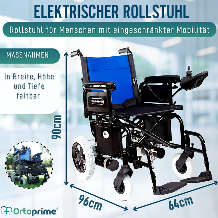 Elektrischer Rollstuhl | Schnelles Faltmechanismus