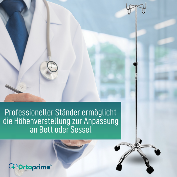 Infusionsständer auf Rollen | Professionellen und Häuslichen Gebrauch