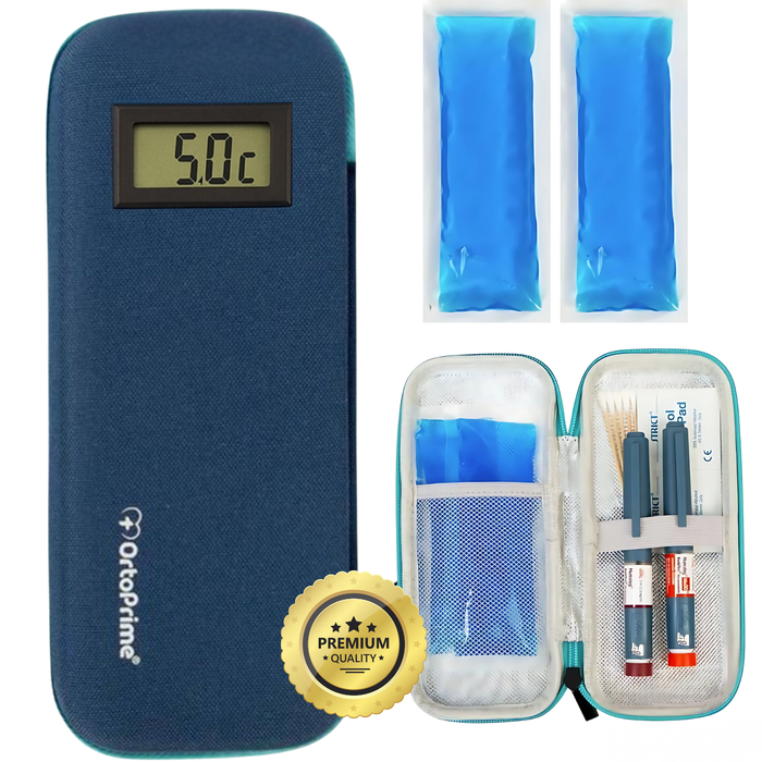 Insulinetui mit Thermometer | Kühltasche für Diabetiker