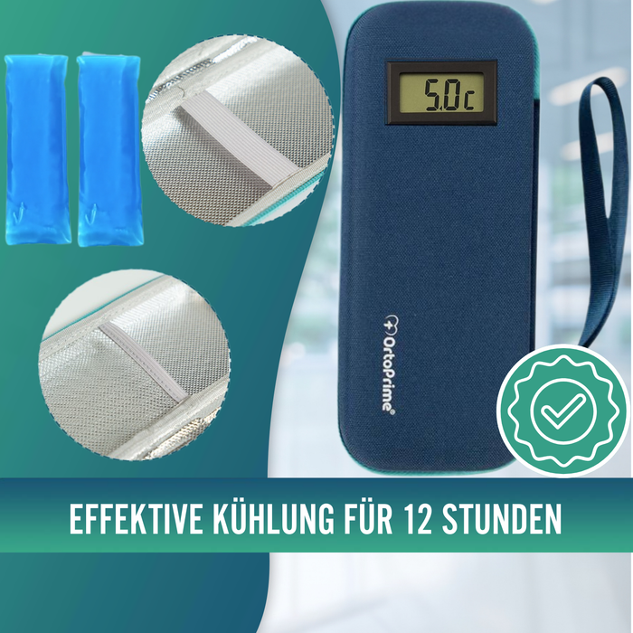 Insulinetui mit Thermometer | Kühltasche für Diabetiker