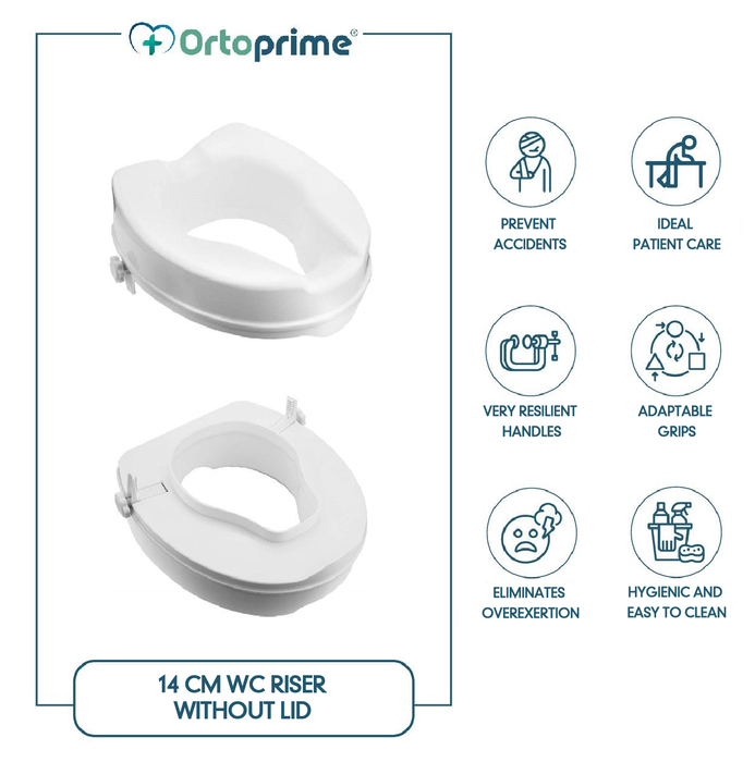 WC-Erhöhung ohne Deckel 15 cm | Universal