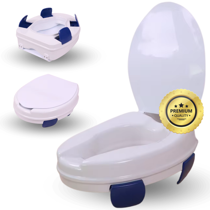 WC-Erhöher Erwachsene 11cm | Orthopädischer WC-Erhöher 4 Clips