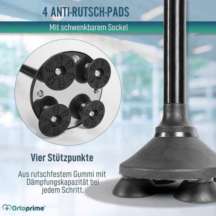 Faltbarer Gehstock für Senioren mit LED-Licht