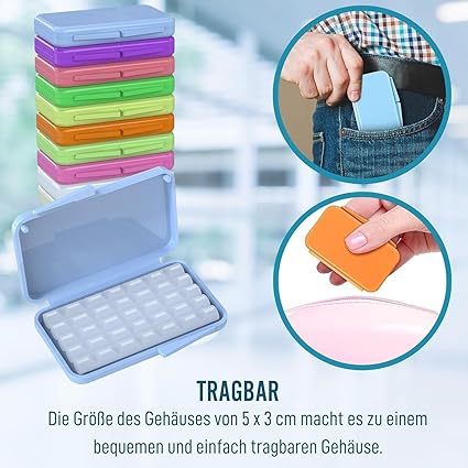 Zahnwachs für Zahnspangen | Packung mit 10 Etuis