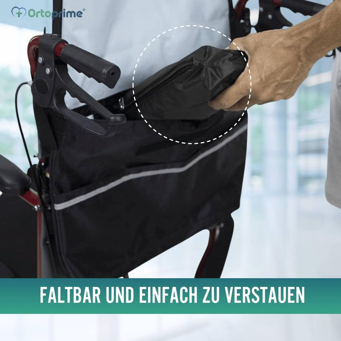 Rollstuhl-Regencape mit Reißverschluss