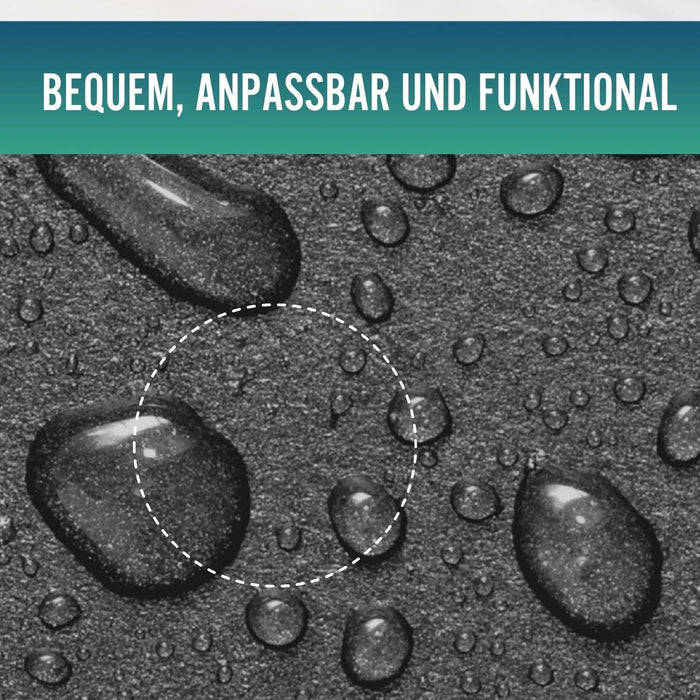 Rollstuhl-Regencape mit Reißverschluss