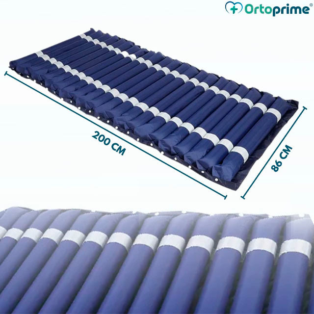 Antidekubitusmatratze mit austauschbaren Zellen und Kompressor