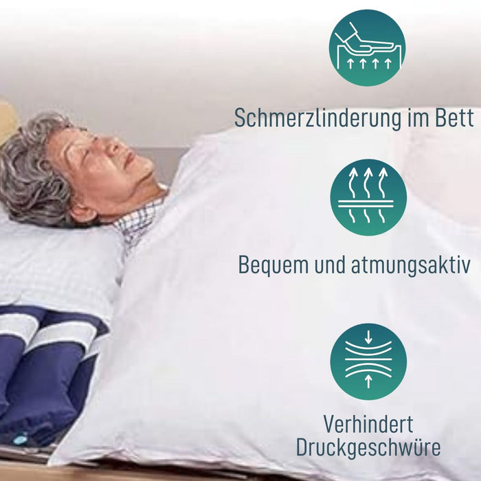 Antidekubitusmatratze mit austauschbaren Zellen und Kompressor