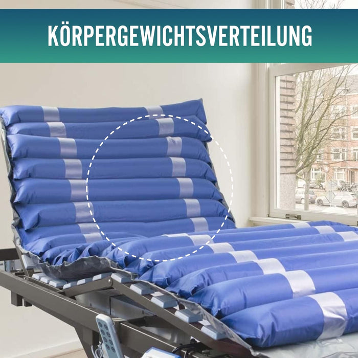 Antidekubitusmatratze mit austauschbaren Zellen und Kompressor