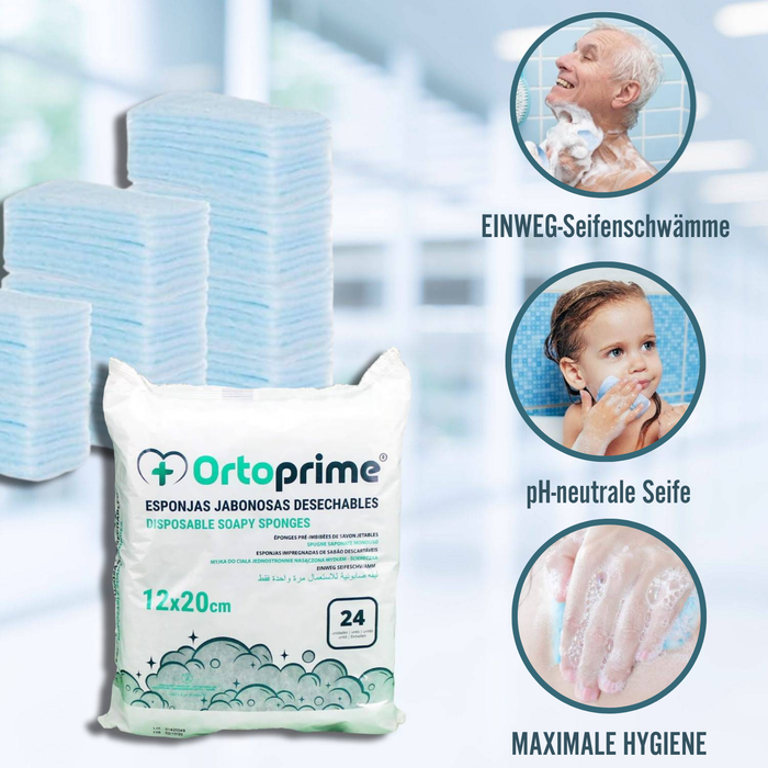 Einweg-Seifenschwämme, 24 Stück