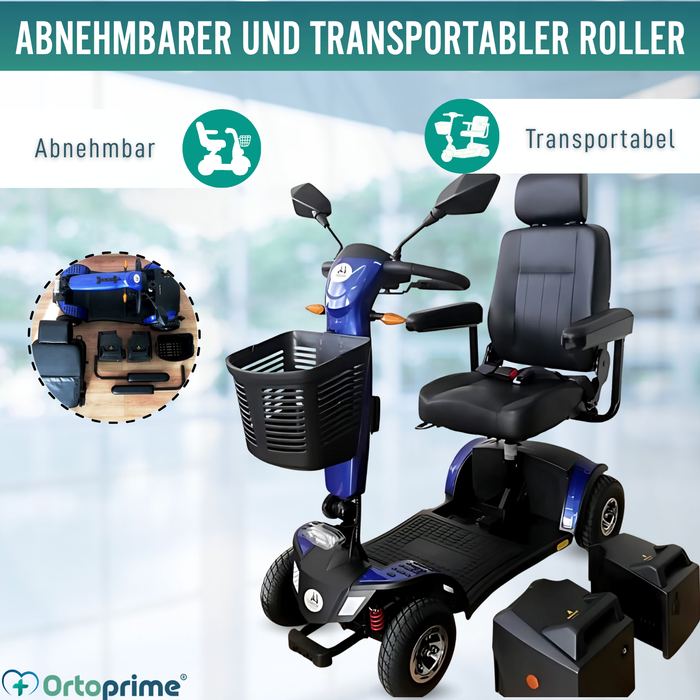 Kompakter Behindertenroller | Vollfederung