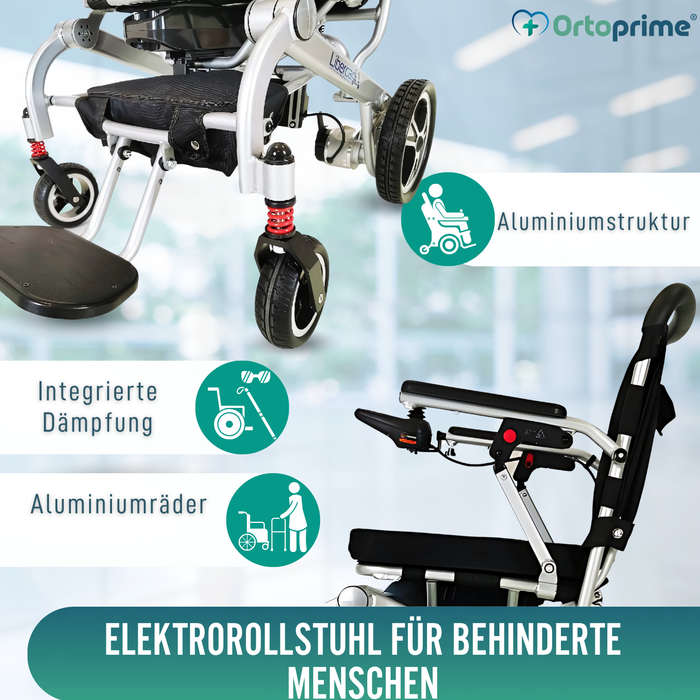 Ultraleichter Kompakter Elektro-Rollstuhl mit Lithium-Akku