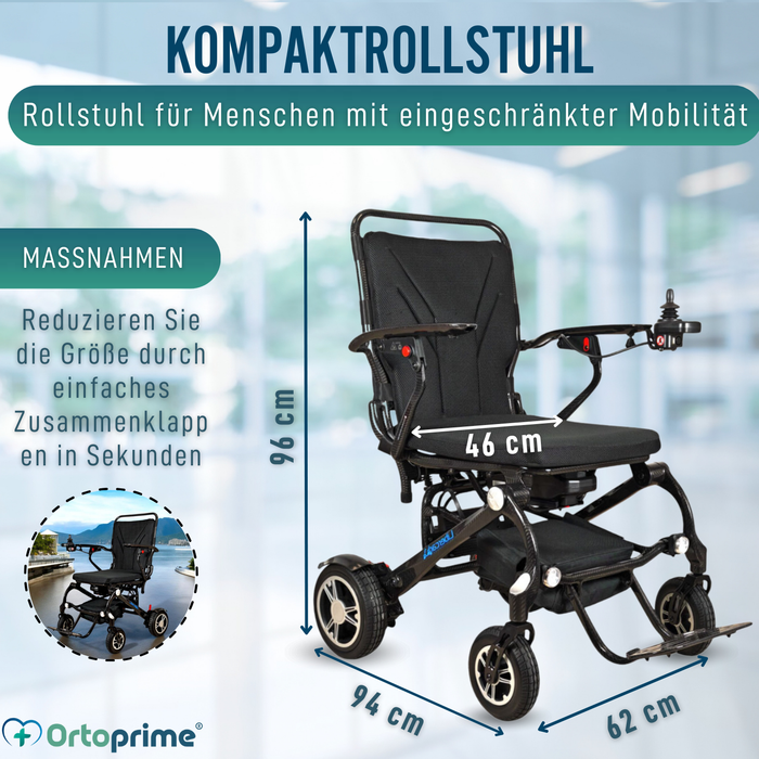 Transportabler Elektromobil Rollstuhl Hochleistungsfähig