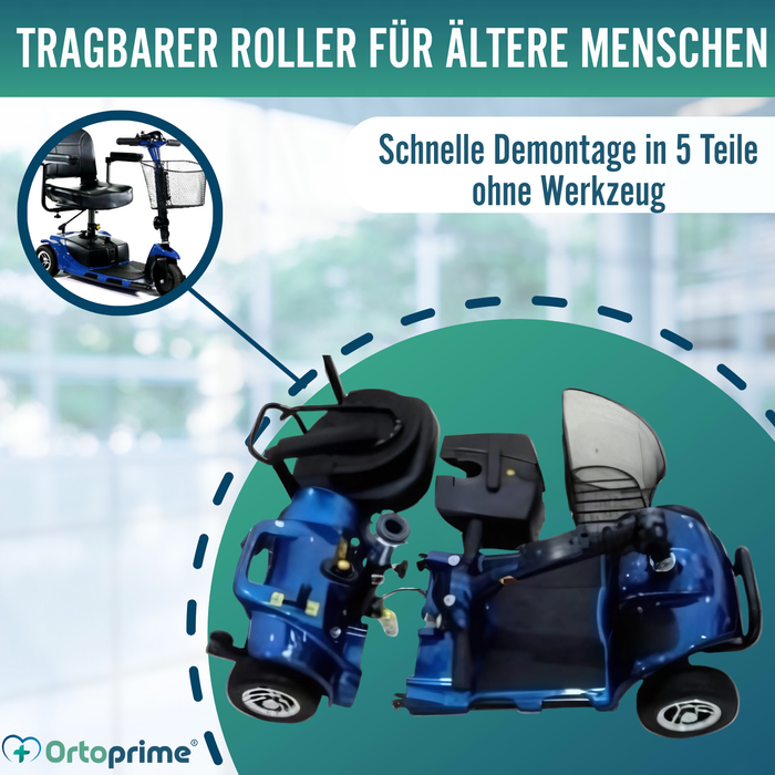 Elektrischer Scooter mit Stand Up-System | 3 Räder
