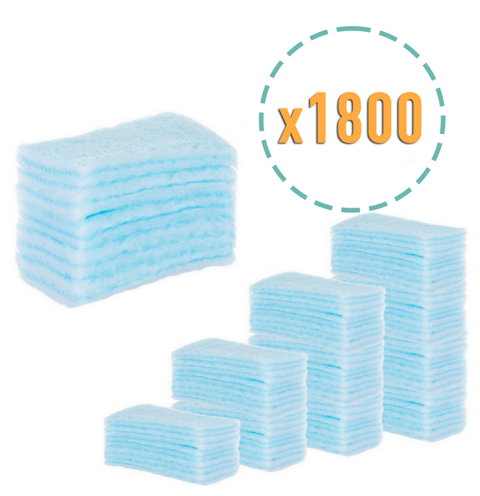 Einweg-Seifenschwämme, 1800 Stück pro Packung
