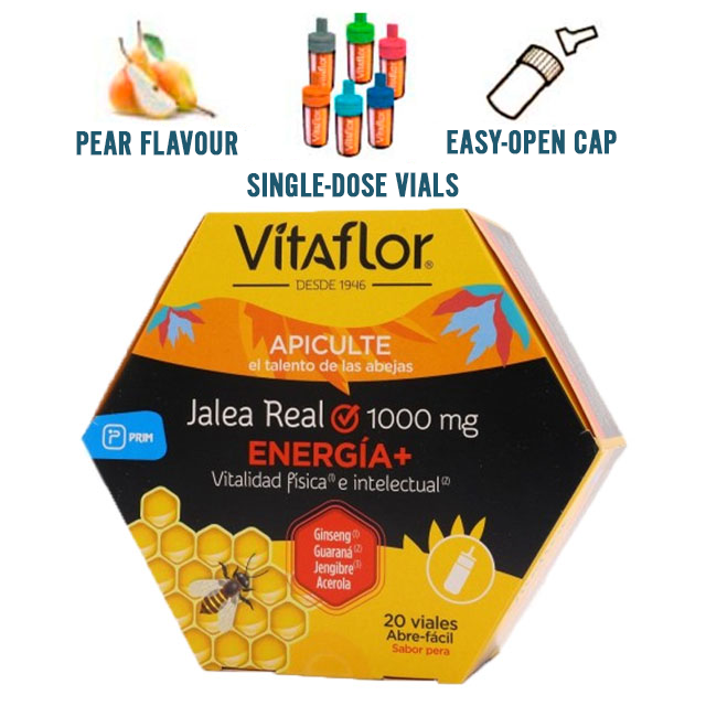 Vitaflor Energie Gelee Royale | Bekämpft Müdigkeit und Erschöpfung