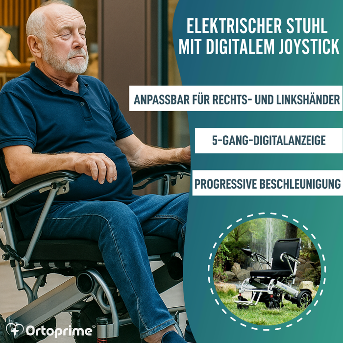 Ultraleichter Elektrorollstuhl mit Lithium-Batterie