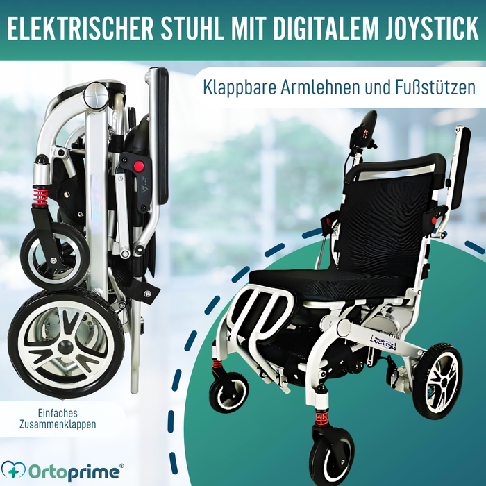 Ultraleichter Kompakter Elektro-Rollstuhl mit Lithium-Akku