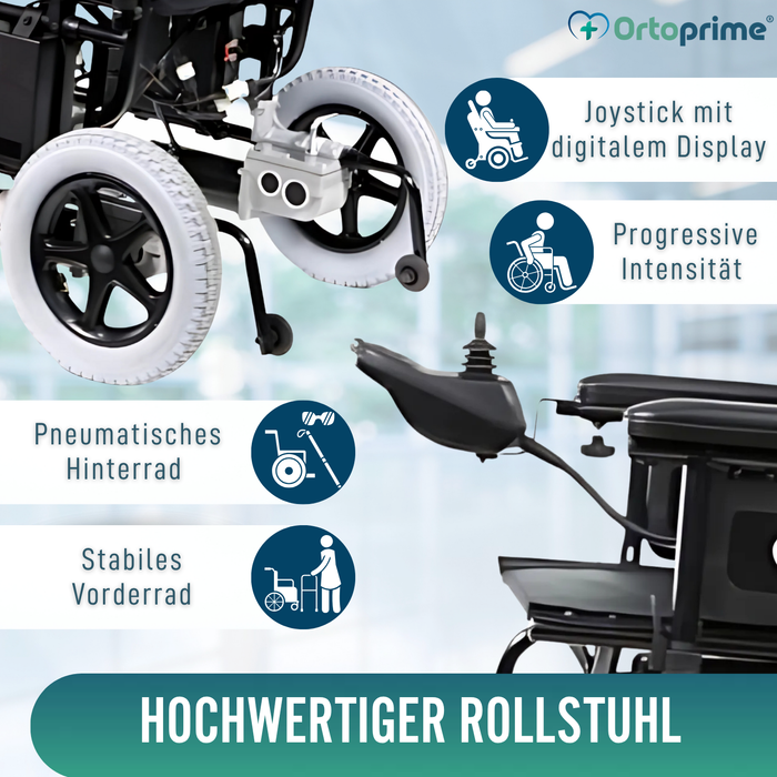Elektrischer Rollstuhl | Schnelles Faltmechanismus