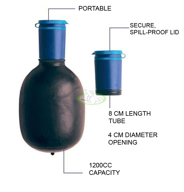 Tragbares Urinal für Männer mit Sicherem Deckel