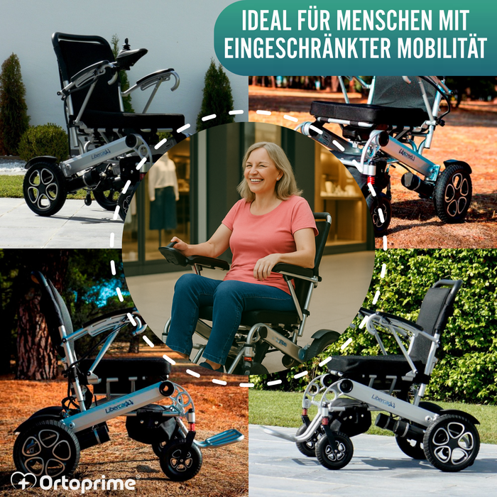 Ultraleichter Elektrorollstuhl mit Lithium-Batterie