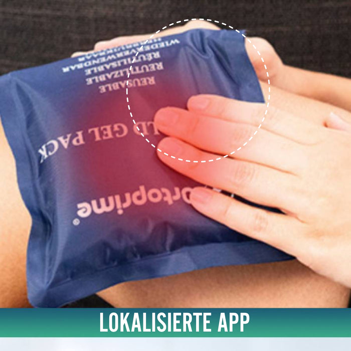 Wiederverwendbare Kalt- und Warmgelbeutel | Packung mit 2 Stück