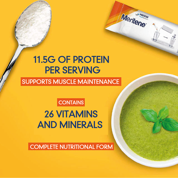 Meritene Nahrungsergänzungsmittel in Pulverform | Ernährungsdefizite