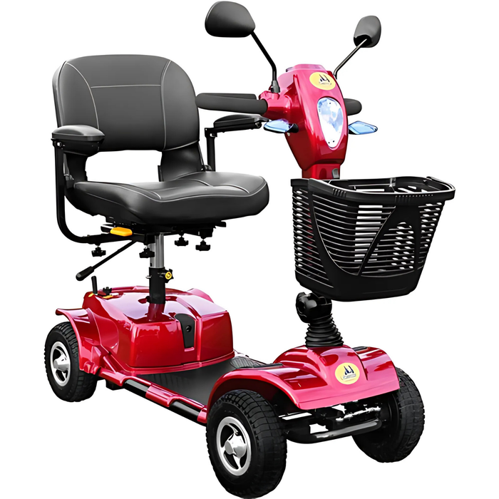 Elektrischer Rollstuhl | Doppeltes Federungssystem