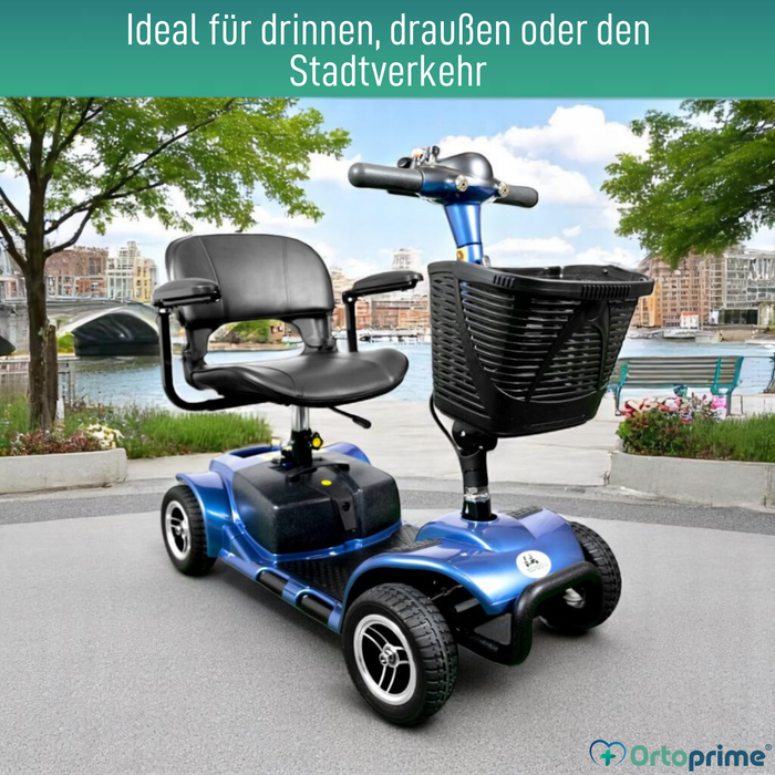 Scooter für eingeschränkte Mobilität abnehmbar | 4 Räder