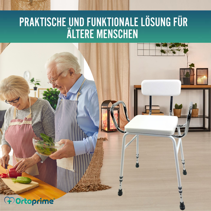 Hocker für Küche und Haushalt | Höhenverstellbarer Unterstützungsstuhl