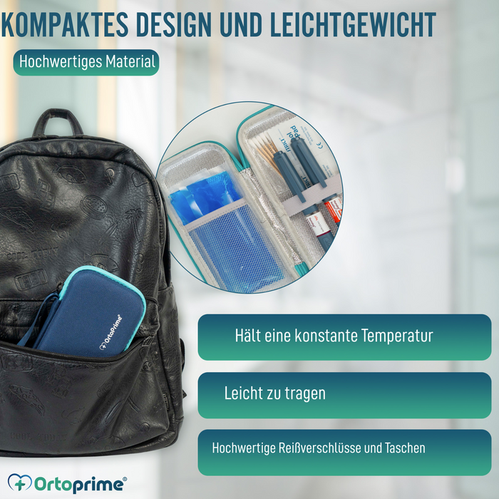 Insulinetui mit Thermometer | Kühltasche für Diabetiker
