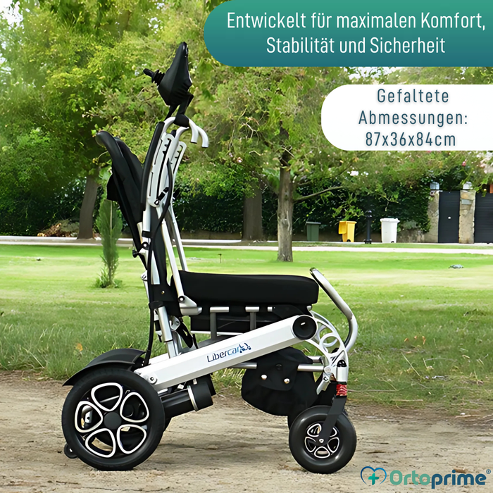 Ultraleichter Elektrorollstuhl mit Lithium-Batterie