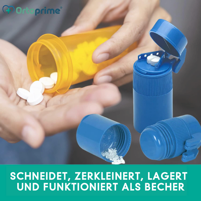 Schneide- und Zerkleinerungspille | Mit Behältern