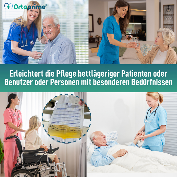 Urinbeutel 2L für Männer und Frauen | Packung mit 25 Stück