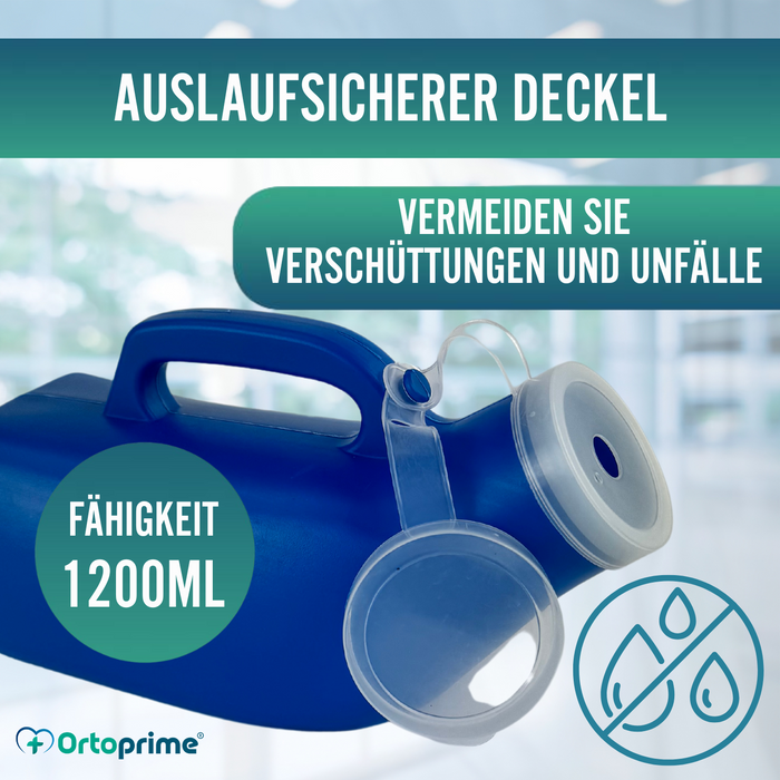Tragbares Unisex Urinal 1200ml für Erwachsene und Kinder