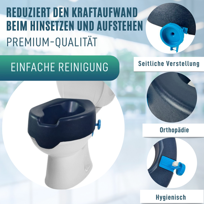 WC-Erhöher 10 cm Weicher | Rehausseur WC Erwachsene