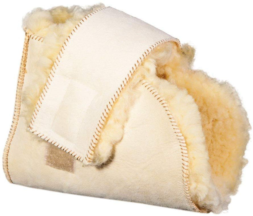 Dekubitus-Fußwärmer aus Lammfell Premium für linken und rechten Fuß