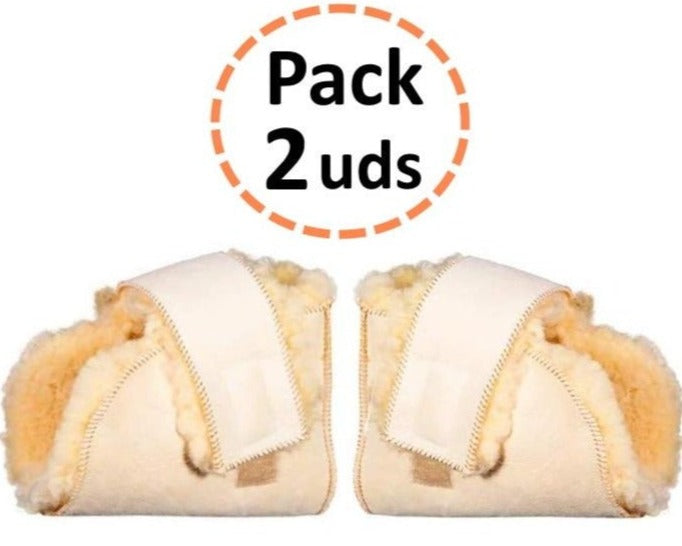 Dekubitus-Fußwärmer aus Lammfell Premium für linken und rechten Fuß