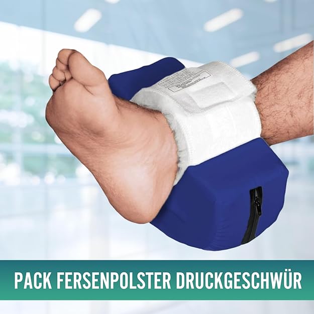 Produkte Pack 2 Wasserdichte PU-Krümmung Anti-Dekubitus-Fersenkappen