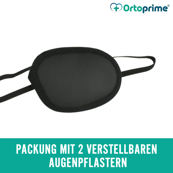 Verstellbare Augenklappen mit Band | Packung mit Zwei Einheiten