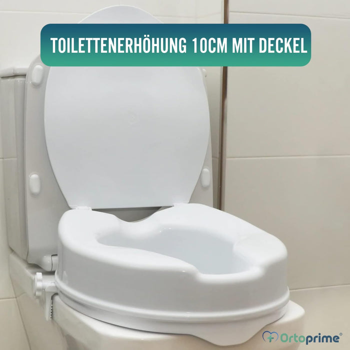 WC-Erhöhung mit Deckel 10 cm | Universal