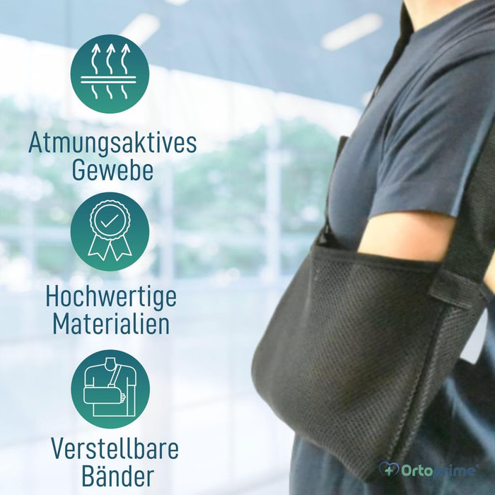 Atmungsaktive Schulterbandage mit verstellbarem Gurt | Beidseitig