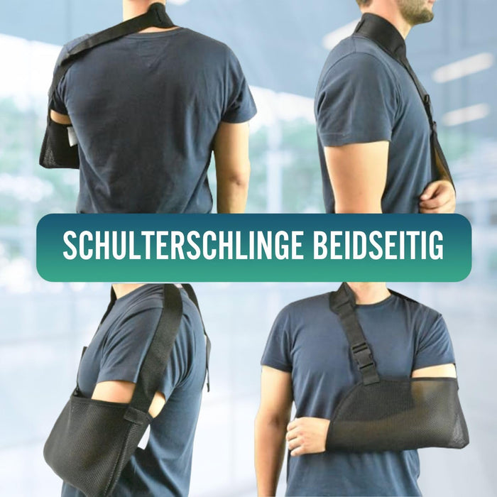 Atmungsaktive Schulterbandage mit verstellbarem Gurt | Beidseitig